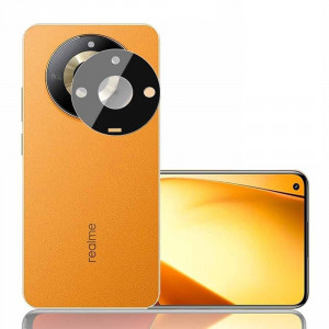 Folie Camera telefon Realme 11 - Techsuit Full Camera Glass - Black - Img 1