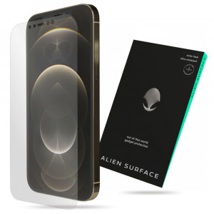 Folie protectie telefon iPhone 12 Pro Max - Alien Surface Screen Case Friendly - Transparent - Img 1