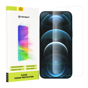 Folie protectie telefon iPhone 12 Pro Max - Techsuit Clear Vision Glass - Transparent - Img 1