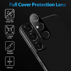 Folie protectie telefon Samsung Galaxy S23 / S23 Plus - Lito S+ Camera Glass Protector - Black - Img 3