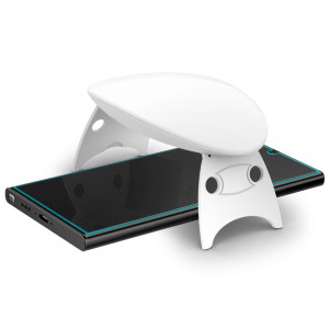 Folie protectie telefon Samsung Galaxy S23 Ultra - Spigen GLAS.tR Platinum UV Light - Clear - Img 2