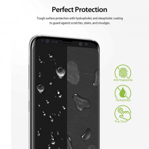 Folie protectie telefon Samsung Galaxy S8 Plus (set 2) - Ringke Dual Easy Full - Clear - Img 2