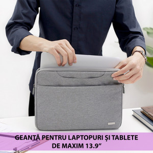 Geanta pentru laptop 13" - 13.9" - Ugreen (20448) - Gray - Img 2