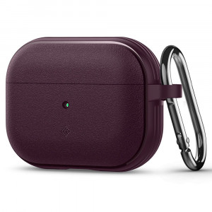 Husa AirPods Pro - Spigen Caseology Vault - Burgundy - Img 2
