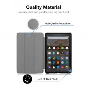 Husa pentru Amazon Fire HD 10 (2017/2019) - Techsuit FoldPro - Black - Img 3