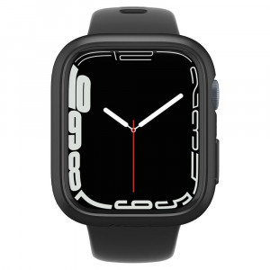 Husa pentru Apple Watch 7 41mm - Spigen Thin Fit - Black - Img 3