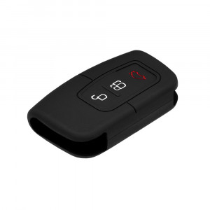Husa pentru cheie Ford Kuga, Focus, S-Max - Techsuit Car Key Case (1011.11) - Black - Img 4