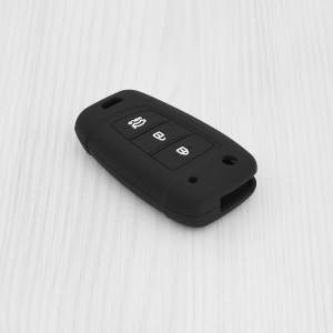 Husa pentru cheie Hyundai Elantra, Accent, Solaris, i30 - Techsuit Car Key Case (2003.19) - Black - Img 3