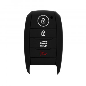 Husa pentru cheie Kia Forte, K5, Soul, Niro - Techsuit Car Key Case (1003.05) - Black - Img 1
