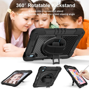 Husa pentru iPad 10 (2022) 10.9 - Techsuit StripeShell 360 - Black - Img 4