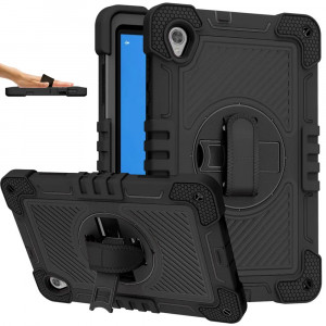 Husa pentru Lenovo Tab M10 HD TB-X306F/TB-X306X - Techsuit StripeShell 360 - Black - Img 1
