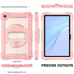 Husa tableta Huawei MatePad SE 10.4 - Techsuit StripeShell 360 - Pink - Img 2