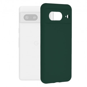 Husa telefon Google Pixel 8 - Techsuit Soft Edge Silicone - Dark Green - Img 1