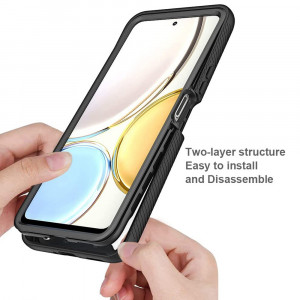 Husa telefon Honor Magic4 Lite + Folie - Techsuit Defense360 Pro - Black - Img 4