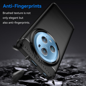 Husa telefon Honor Magic5 Pro - Techsuit Carbon Silicone - Black - Img 4