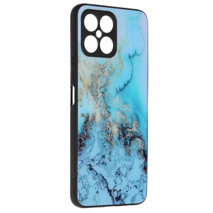 Husa telefon Honor X8 - Techsuit Glaze Series - Blue Ocean - Img 2
