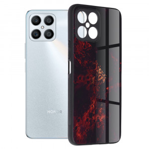 Husa telefon Honor X8 - Techsuit Glaze Series - Red Nebula - Img 1