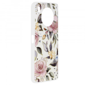 Husa telefon Huawei nova 8i / Honor 50 Lite - Techsuit Marble Series - Chloe White - Img 2