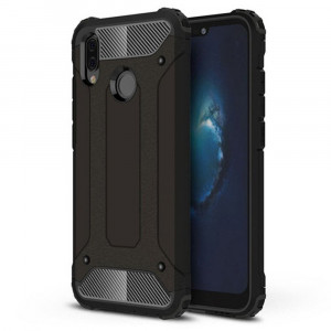 Husa telefon Huawei P20 Lite - Techsuit Hybrid Armor - Black - Img 1