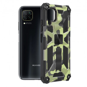 Husa telefon Huawei P40 Lite - Techsuit Blazor Series - Camo Lime - Img 1