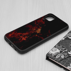 Husa telefon Huawei P40 Lite - Techsuit Glaze Series - Red Nebula - Img 3
