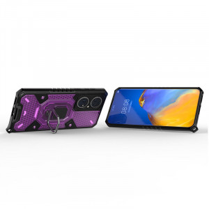 Husa telefon Huawei P50 - Techsuit Honeycomb Armor - Rose-Violet - Img 2
