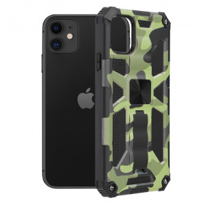 Husa telefon iPhone 11 - Techsuit Blazor Series - Camo Lime - Img 1