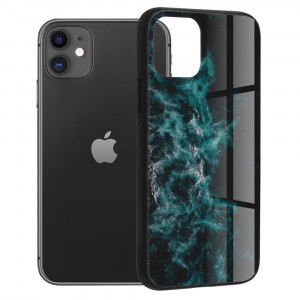 Husa telefon iPhone 11 - Techsuit Glaze Series - Blue Nebula - Img 1