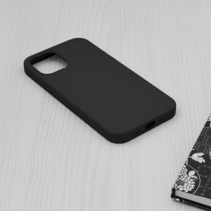 Husa telefon iPhone 12 / 12 Pro - Techsuit Soft Edge Silicone - Black - Img 4