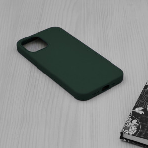 Husa telefon iPhone 12 / 12 Pro - Techsuit Soft Edge Silicone - Dark Green - Img 4
