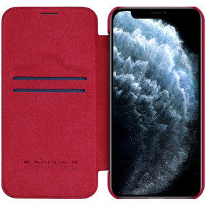 Husa telefon iPhone 12 mini - Nillkin QIN Leather Case - Red - Img 3