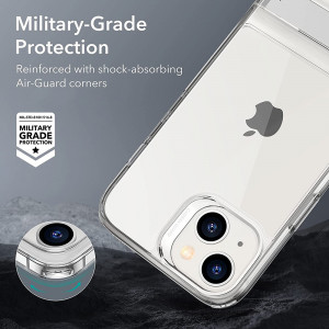 Husa telefon iPhone 13 - ESR Air Shield Boost Kickstand - Clear - Img 4