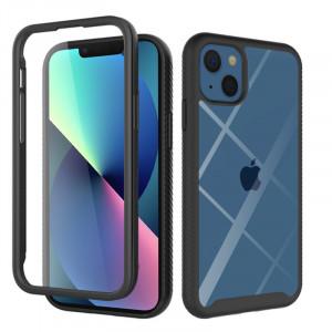 Husa telefon iPhone 13 + Folie - Techsuit Defense360 Pro - Black - Img 1