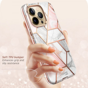 Husa telefon iPhone 13 Pro Max - I-Blason Cosmo - Marble - Img 2