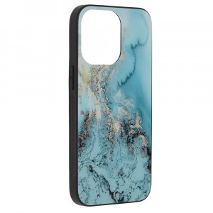 Husa telefon iPhone 13 Pro - Techsuit Glaze Series - Blue Ocean - Img 2