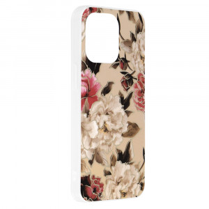 Husa telefon iPhone 13 Pro - Techsuit Marble Series - Mary Berry Nude - Img 2