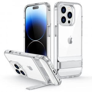 Husa telefon iPhone 14 Pro - ESR Air Shield Boost Kickstand - Clear