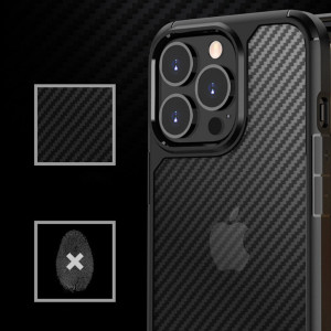 Husa telefon iPhone 14 Pro Max - Techsuit Carbon Fuse - Black - Img 4