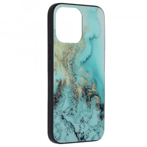 Husa telefon iPhone 14 Pro Max - Techsuit Glaze Series - Blue Ocean - Img 2