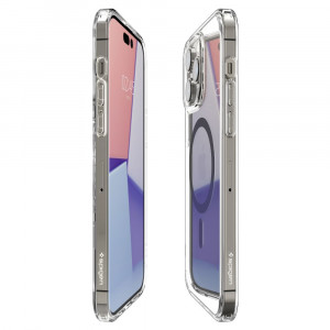 Husa telefon iPhone 14 Pro - Spigen Ultra Hybrid MagSafe - Graphite - Img 2