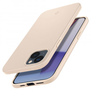 Husa telefon iPhone 14 - Spigen Thin Fit - Sand Beige - Img 3