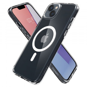 Husa telefon iPhone 14 - Spigen Ultra Hybrid MagSafe - White - Img 4