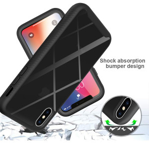 Husa telefon iPhone X / XS + Folie - Techsuit Defense360 Pro - Black - Img 2