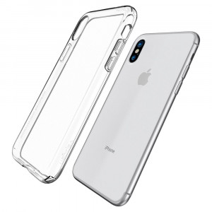 Husa telefon iPhone X / XS - Spigen Liquid Crystal - Clear - Img 3