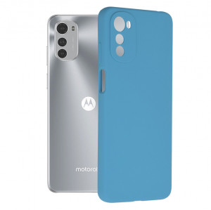 Husa telefon Motorola Moto E32 / E32s - Techsuit Soft Edge Silicone - Denim Blue - Img 1