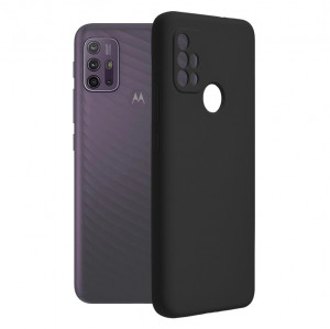 Husa telefon Motorola Moto G10 - Techsuit Soft Edge Silicone - Black - Img 1