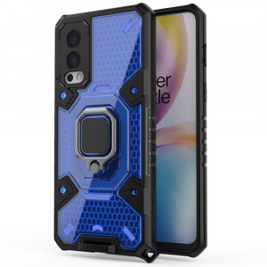 Husa telefon OnePlus Nord 2 5G - Techsuit Honeycomb Armor - Blue - Img 1