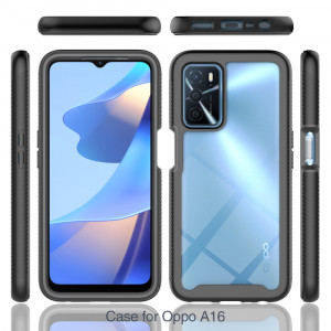 Husa telefon Oppo A16 / A16s / A54s + Folie - Techsuit Defense360 Pro - Black - Img 3