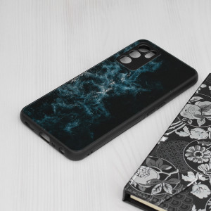 Husa telefon Oppo A16 / A16s / A54s - Techsuit Glaze Series - Blue Nebula - Img 2