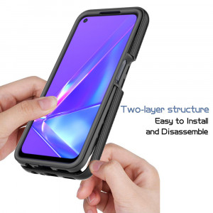 Husa telefon Oppo A52 / A72 4G + Folie - Techsuit Defense360 Pro - Black - Img 4